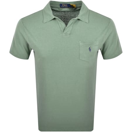 Product image for Ralph Lauren Pocket Polo T Shirt Green