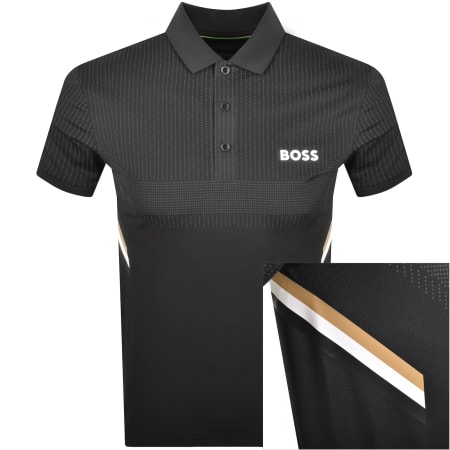 Product image for BOSS Paule Polo T Shirt Black