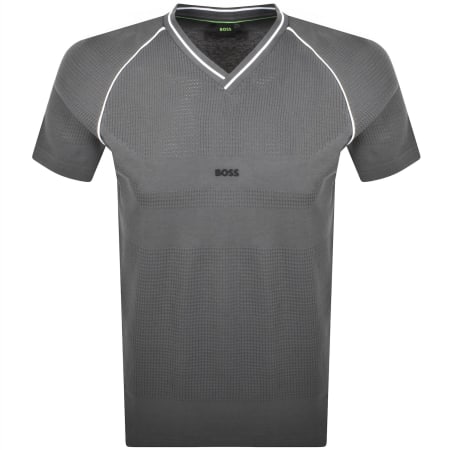 Product image for BOSS Tee Retro T Shirt Grey