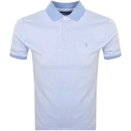 Product image for Ralph Lauren Logo Polo T Shirt Blue