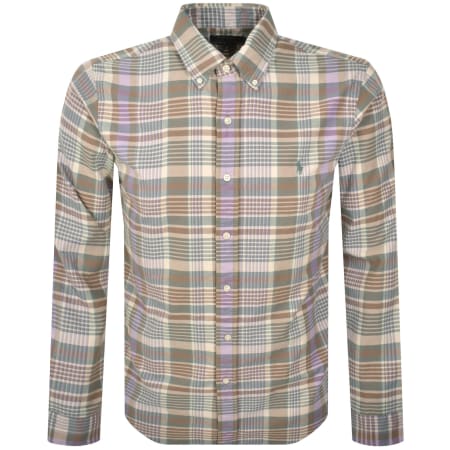 Product image for Ralph Lauren Check Long Sleeved Shirt Multi