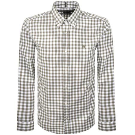 Product image for BOSS H Roan Long Sleeve Shirt Green