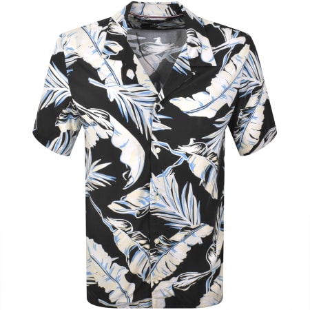Product image for Tommy Hilfiger Lightweight Leaf Print Shirt Black