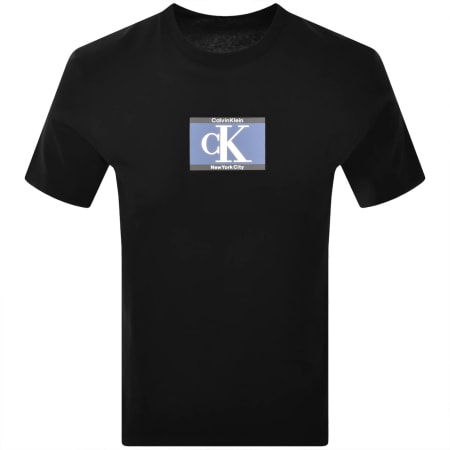 Product image for Calvin Klein Box Logo T Shirt Black