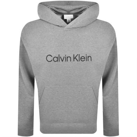 Product image for Calvin Klein Jeans Logo Terry Hoodie Grey