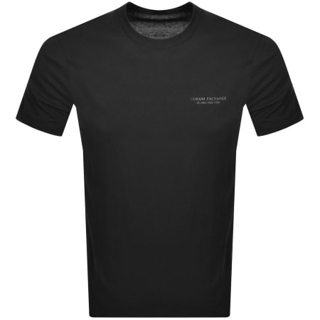 Product image for Armani Exchange Small Logo T Shirt Black