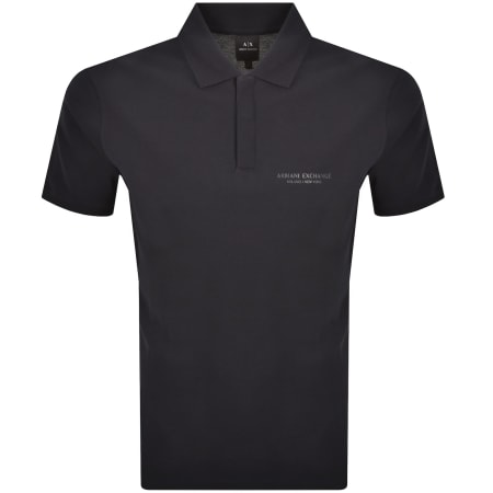 Product image for Armani Exchange Polo T Shirt Navy