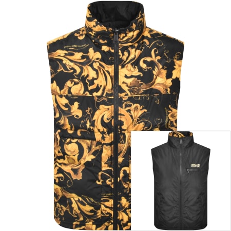 Product image for Versace Jeans Couture Reversible Gilet Black
