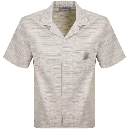 Product image for Carhartt WIP Gellar Striped Shirt Rinsed Beige