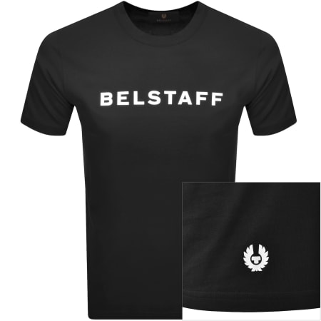 Product image for Belstaff Short Sleeve Logo T Shirt Black