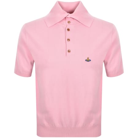 Product image for Vivienne Westwood Knit Polo Pink