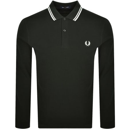 Product image for Fred Perry Twin Tipped Polo T Shirt Green