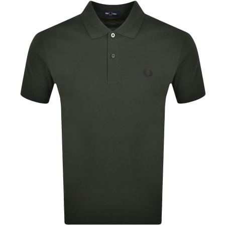 Product image for Fred Perry Plain Polo T Shirt Court Green