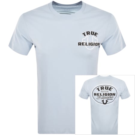 Product image for True Religion Horse Shoe Logo T Shirt Blue