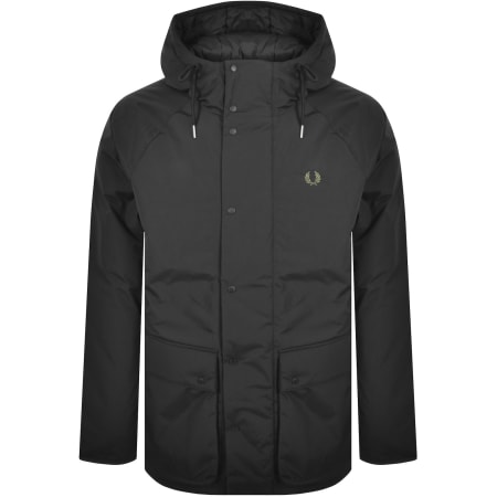 Product image for Fred Perry Zip Through Padded Jacket Black