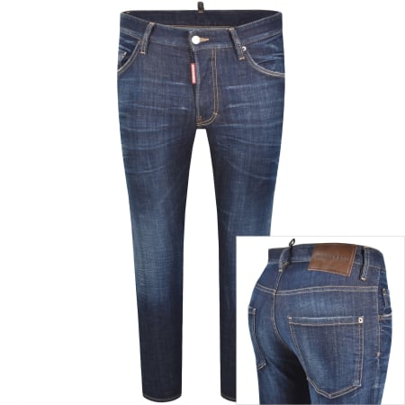 Product image for DSQUARED2 Skater Jeans Dark Wash Blue
