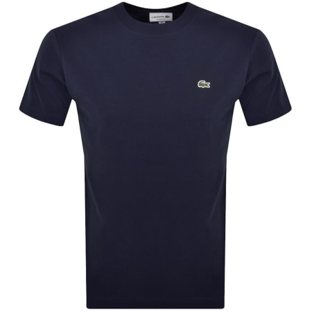 Product image for Lacoste Crew Neck T Shirt Navy