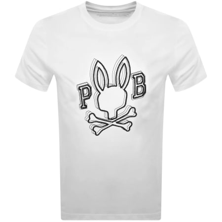 Product image for Psycho Bunny Bales T Shirt White