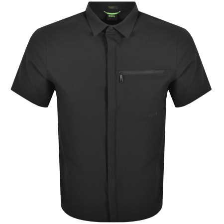 Product image for BOSS Urban Short Sleeved Shirt Black