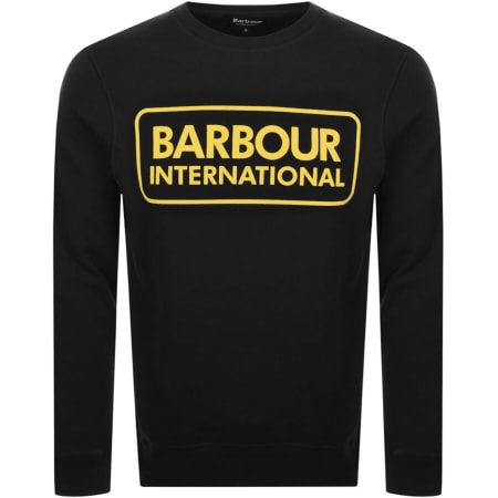 Product image for Barbour International Large Logo Sweatshirt Black