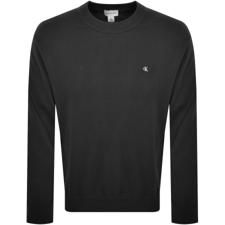 Product image for Calvin Klein Jeans Crew Neck Jumper Black