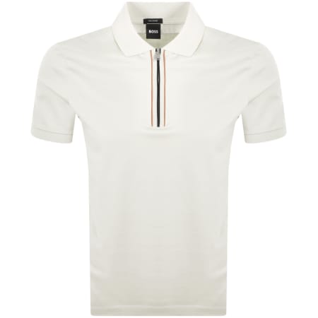 Product image for BOSS H Paras 65 Polo T Shirt Light Beige