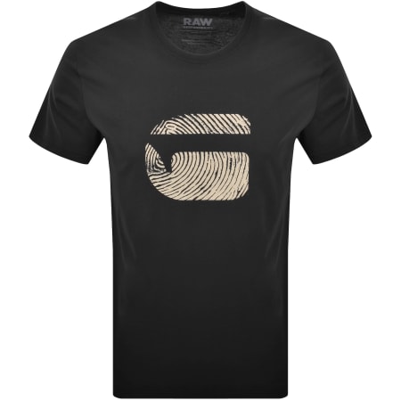 Product image for G-Star Finger Print Burger T Shirt Black