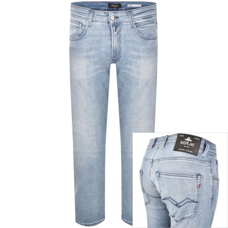 Product image for Replay Grover Light Wash Jeans Blue