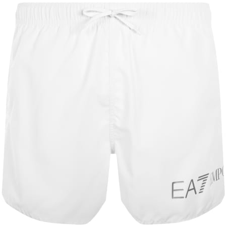 Product image for EA7 Emporio Armani Logo Swim Shorts White