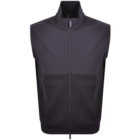 Product image for Armani Exchange Logo Gilet Navy