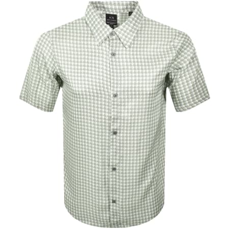 Product image for Armani Exchange Short Sleeve Shirt Green