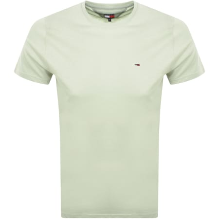 Product image for Tommy Jeans Slim Jersey T Shirt Green