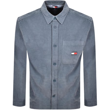 Product image for Tommy Jeans Corduroy Overshirt Blue Moment