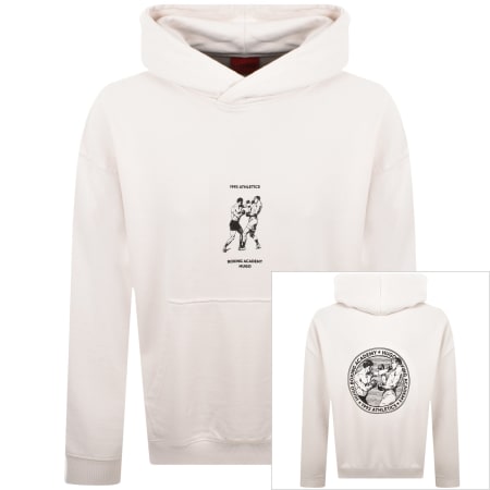 Product image for HUGO Duwrestie Hoodie Cream