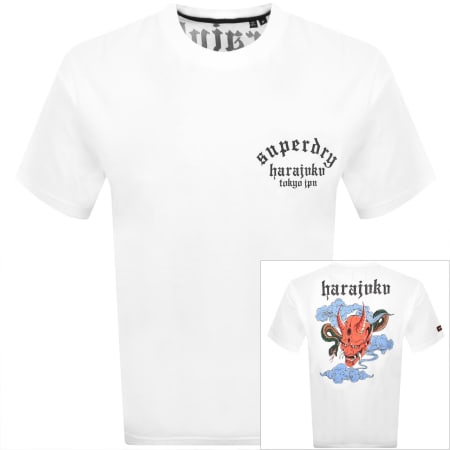 Product image for Superdry Neo Trad Tattoo T Shirt White