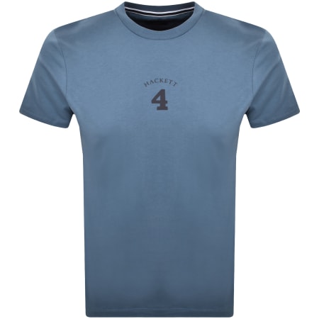 Product image for Hackett Heritage Number T Shirt Eton Blue