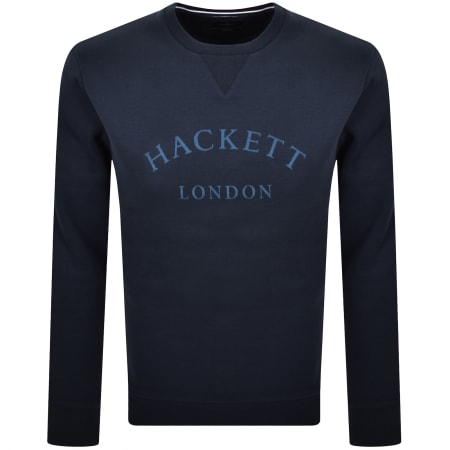 Product image for Hackett Heritage Crew Neck Sweatshirt Blue