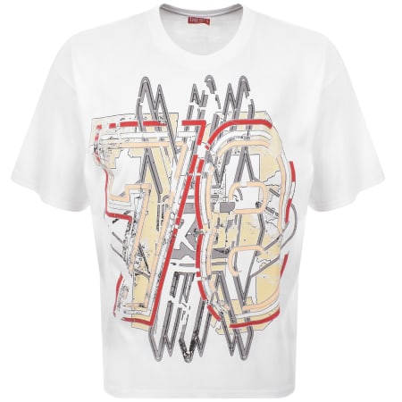 Product image for Diesel T Boxt T8 T Shirt White