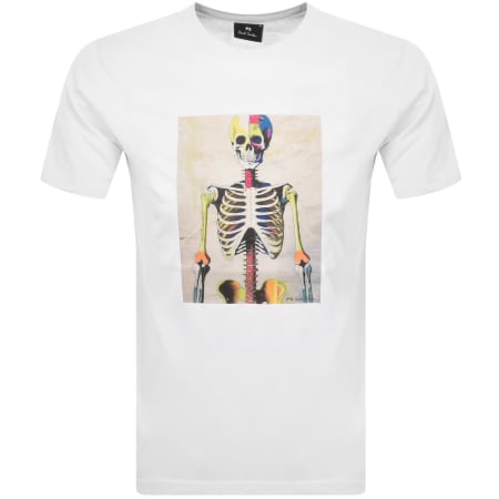 Product image for Paul Smith Skeleton T Shirt White