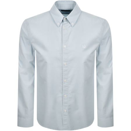 Product image for Belstaff Street Long Sleeved Shirt Sky Blue
