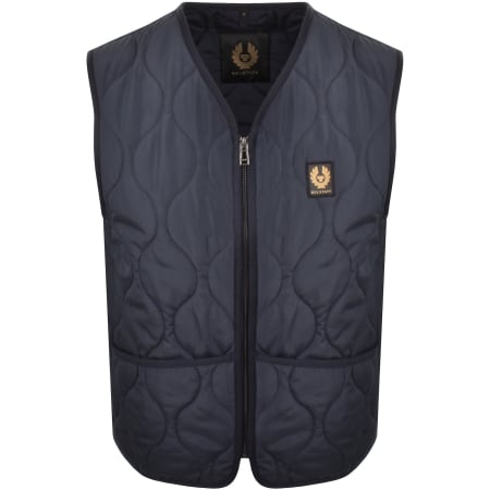 Product image for Belstaff Base Gilet Dark Ink Navy