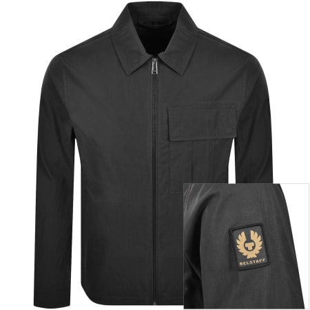 Product image for Belstaff Cargo Overshirt Black