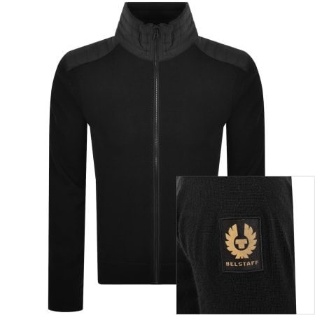 Product image for Belstaff Kelby Zip Cardigan Black