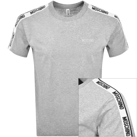 Product image for Moschino Logo T Shirt Grey