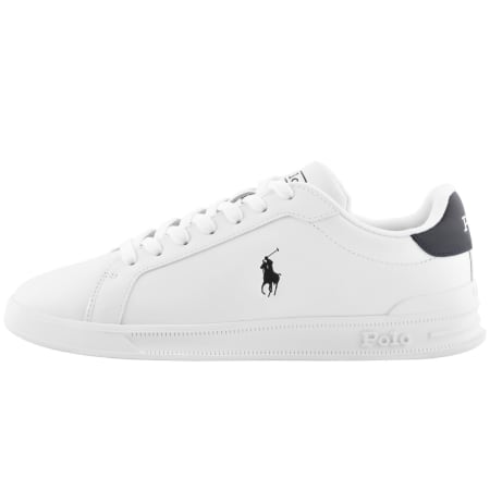 Product image for Ralph Lauren Heritage Court Trainers White