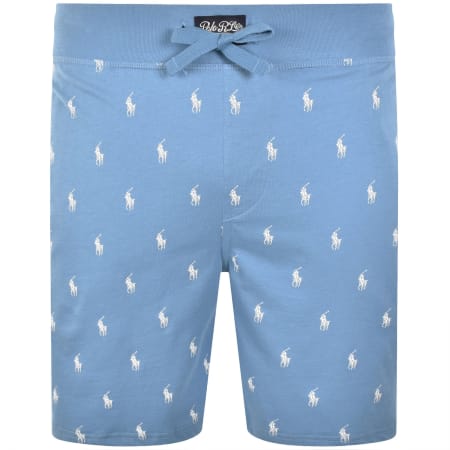 Product image for Ralph Lauren Patterned Lounge Shorts Blue
