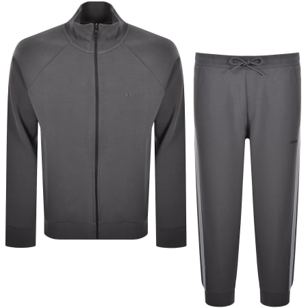 Product image for BOSS Full Zip Tracksuit Set Grey