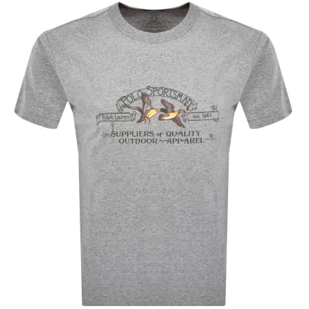 Product image for Ralph Lauren Short Sleeve T Shirt Grey Heather