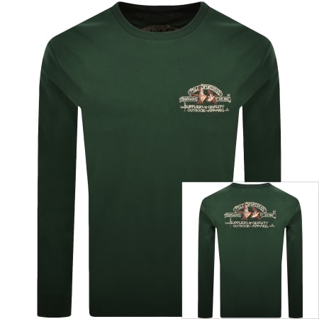 Product image for Ralph Lauren Long Sleeved T Shirt Green