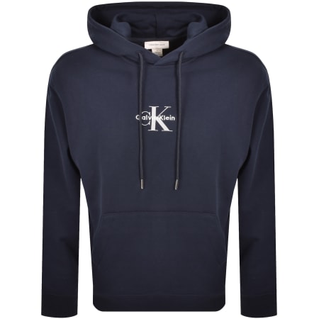 Product image for Calvin Klein Jeans Logo Hoodie Navy